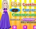Эльза готовит